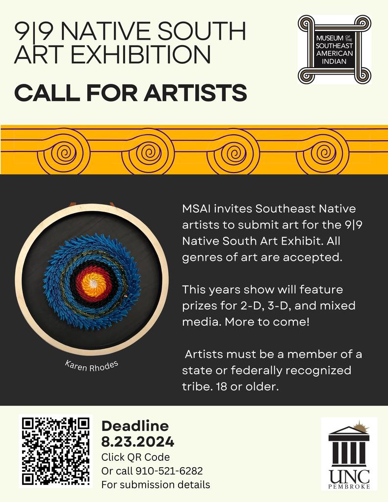 2024-2025 9|9 Native South Art Exhibiton call for artists