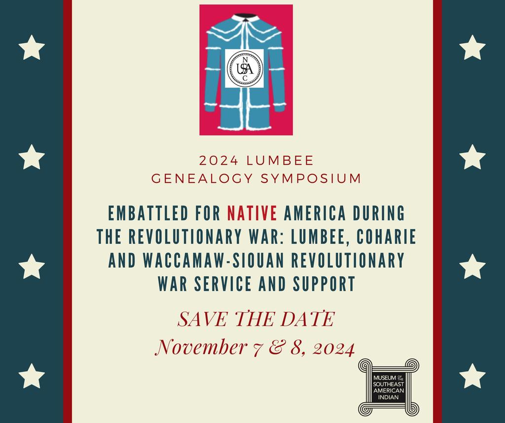 2024 Lumbee Genealogy Symposium Flyer