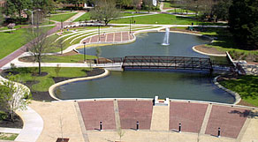 The Water Feature and Amphitheatre
