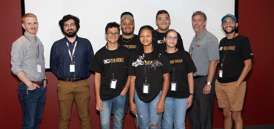 Project 3C campers from UNCP visited Cummings Aerospace in Huntsville, Ala. this summer