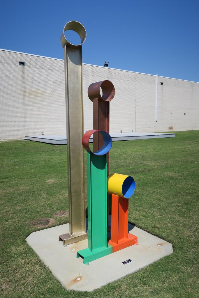 ART 4140, Advanced Sculpture II/ Public Art Project/ Painted Steel / 10x4x3’/ Spring 2021/ Concetta Wilson / Art Major