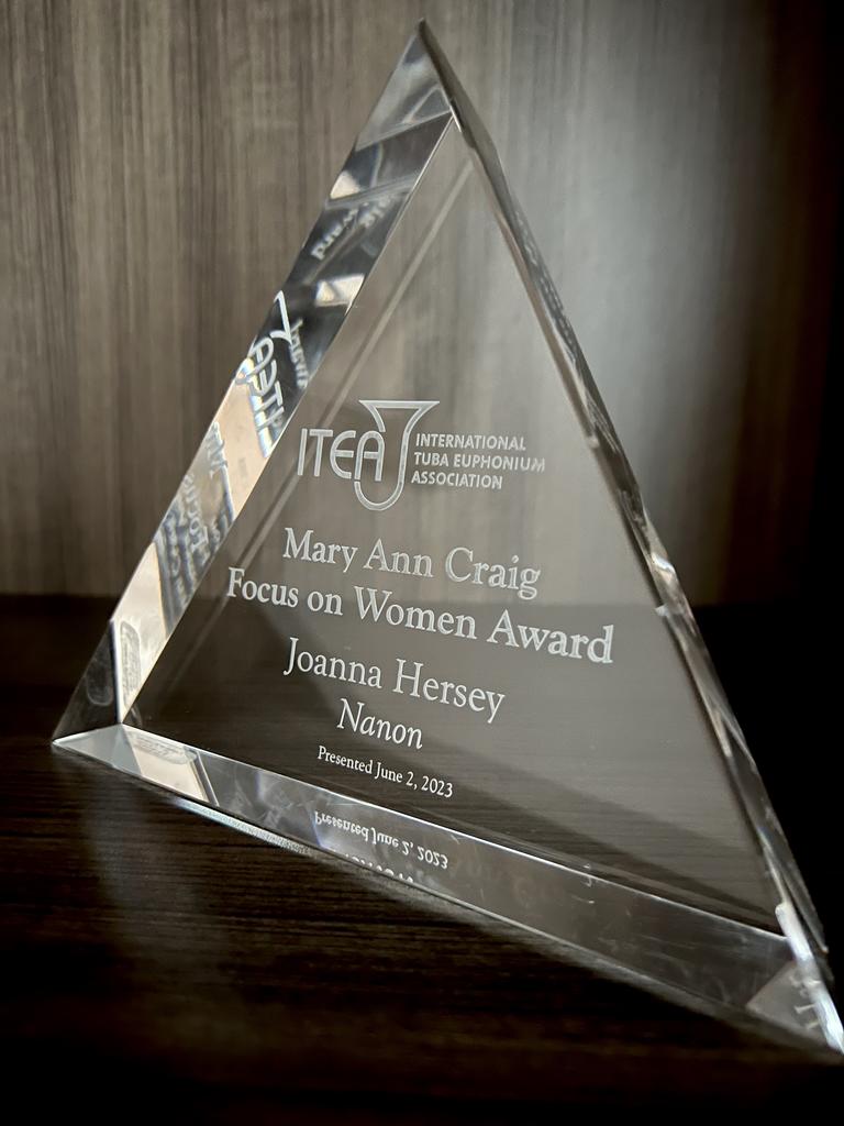 ITEA Mary Ann Craig Focus on Women Award