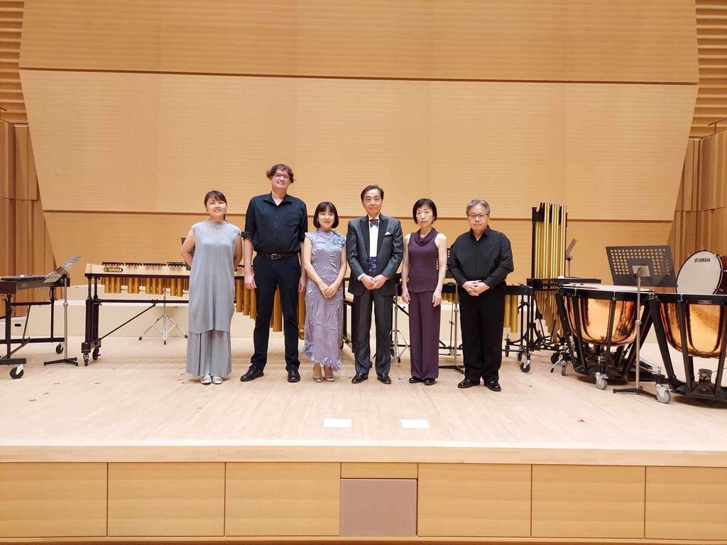 Dr. Van Hassel recently performed at a concert of the percussion music of Takayoshi Yoshioka at the Takasaki City Theater