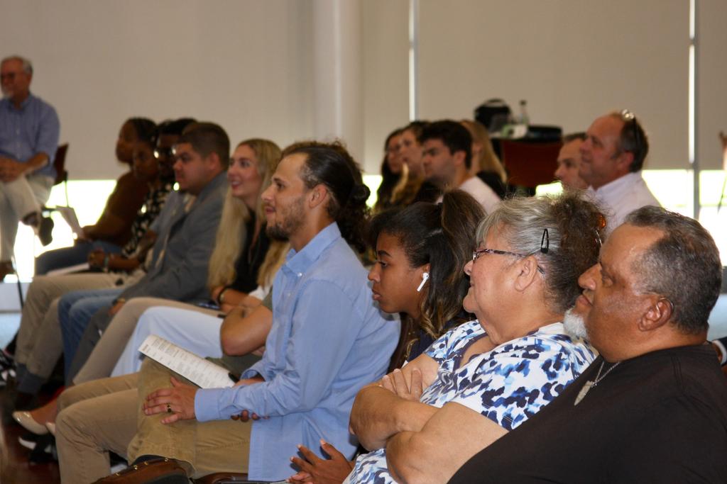 Student, family, staff, and faculty attend symposium