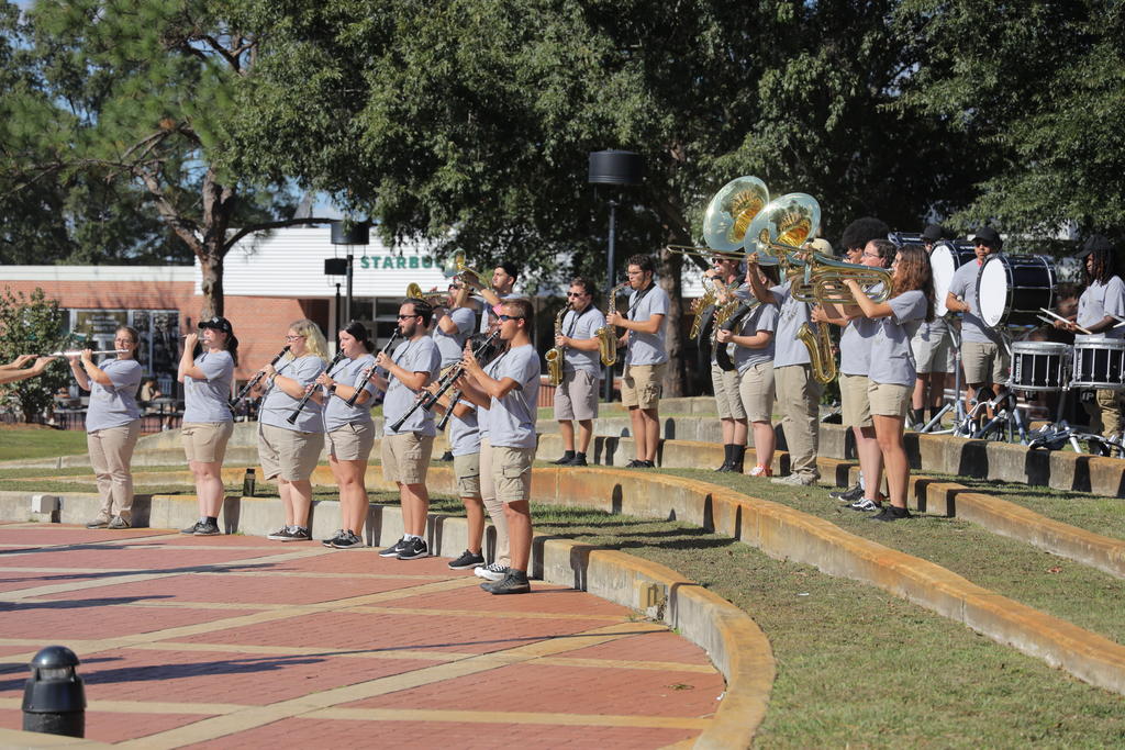 The Spirit of the Carolinas Marching Band will perform during Pembroke Day on Sept. 28, 2023