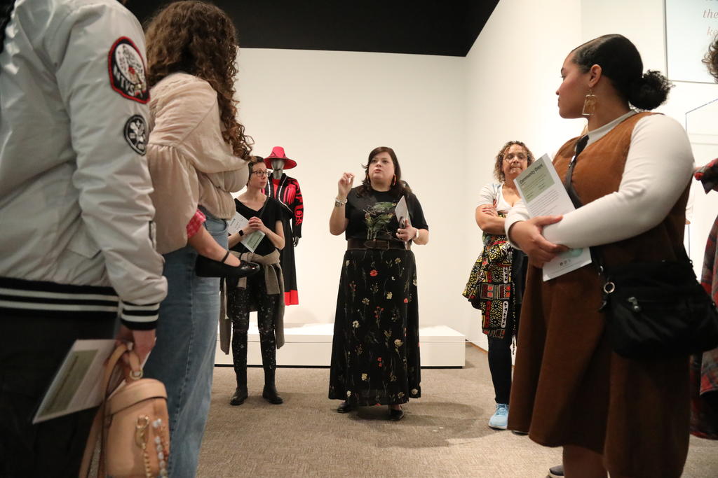 Nancy Strickland Fields offers a guided tour of the To Take Shape and Meaning: Form and Design in Contemporary American Indian Art at the NC Museum of Art
