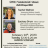 Flyer announcing SPIRE postdoctoral seminars on February 14th