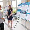  UNCW student, Alyssa Casillas, presenting at the Duke/UNC SLAM DUNC conference at UNC Pembroke