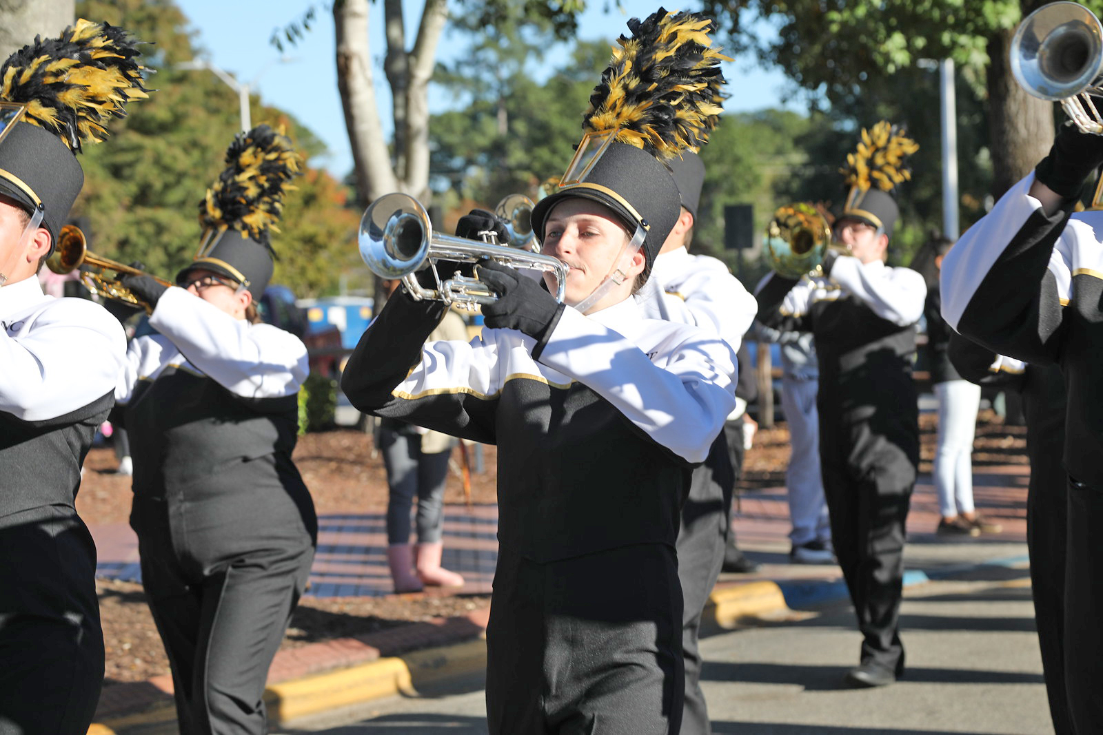 UNC Pembroke marching band