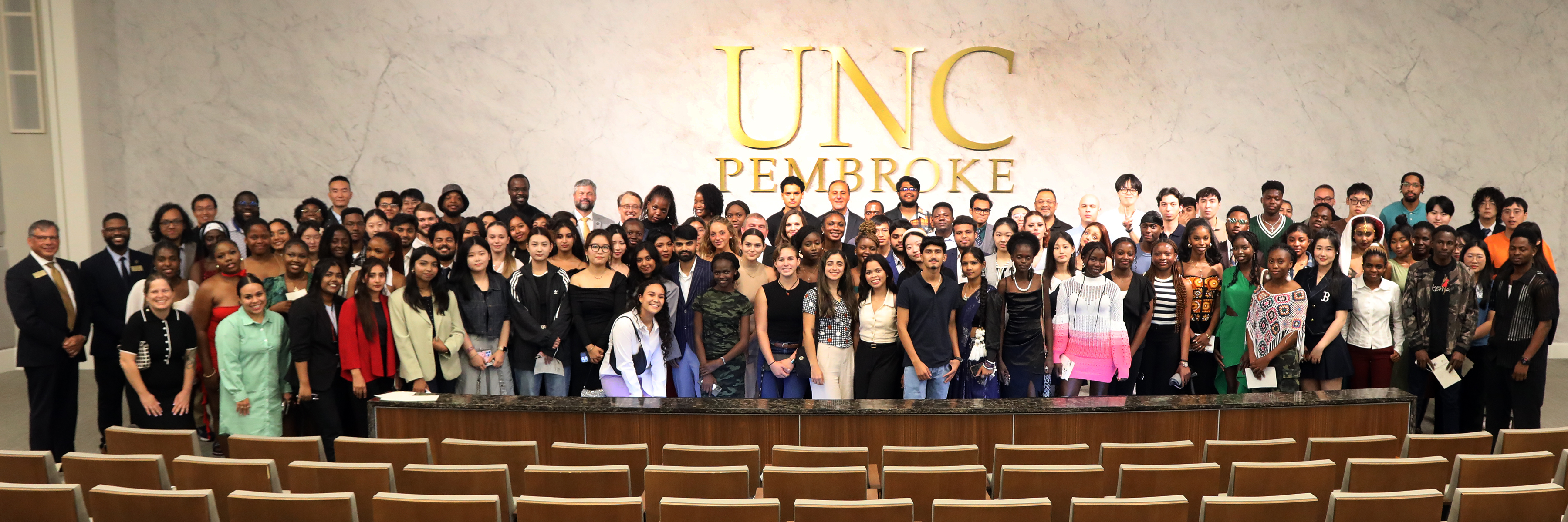 International students at UNCP