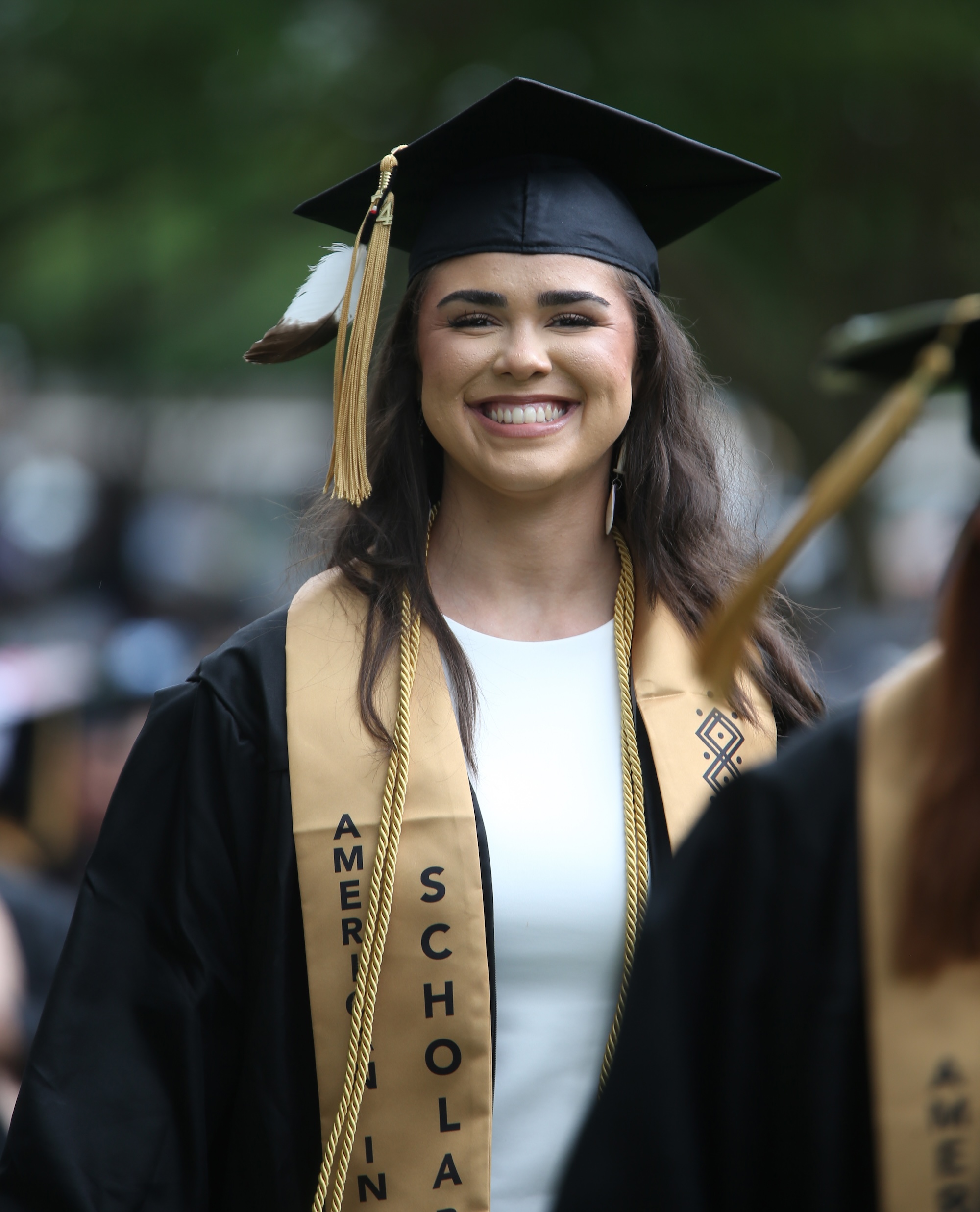 Rhayne Jacobs graduating UNCP