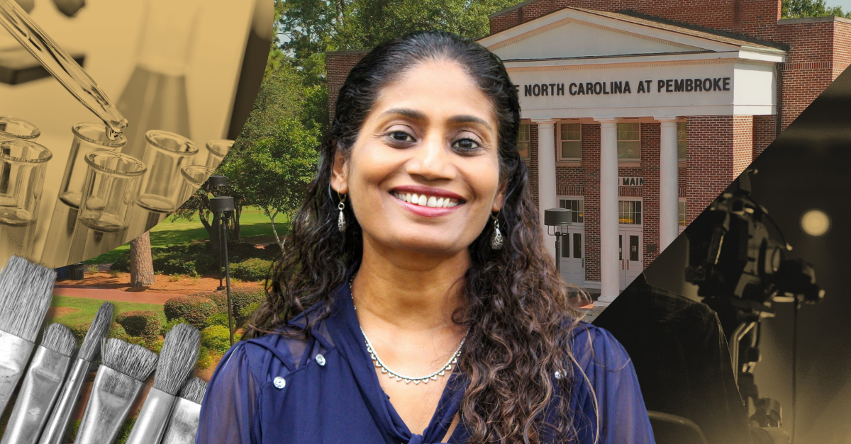 Dr. Shreerekha Pillai, new Dean of Arts and Sciences at UNCP.