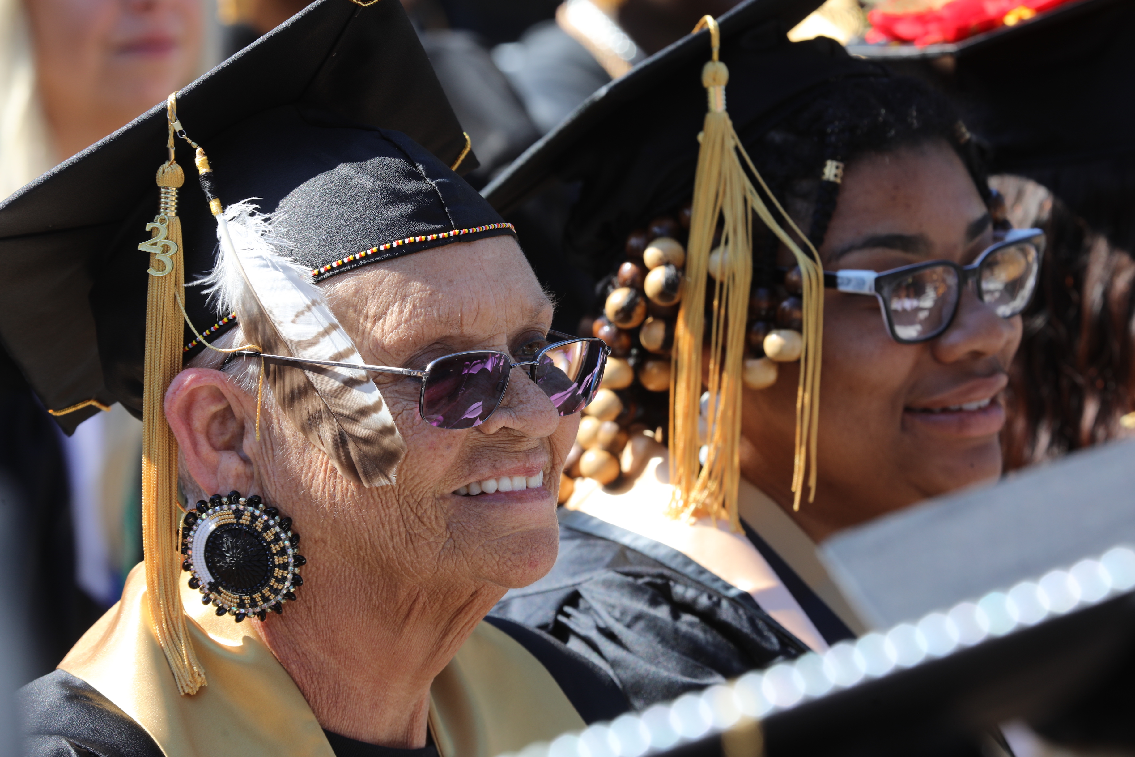 Cindy Paul at Spring Commencement