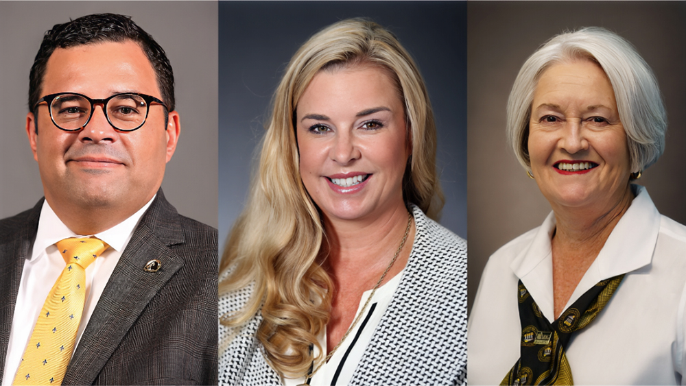 Ed Brooks, Allison Harrington Walters and Linda "Mickey" Gregory