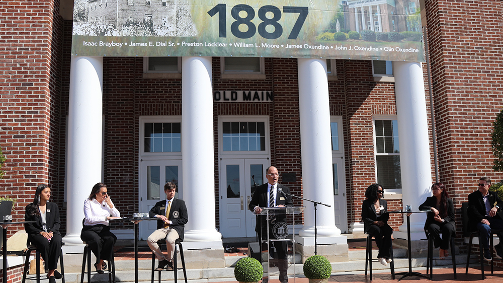 Speaker at Founders' Day observance
