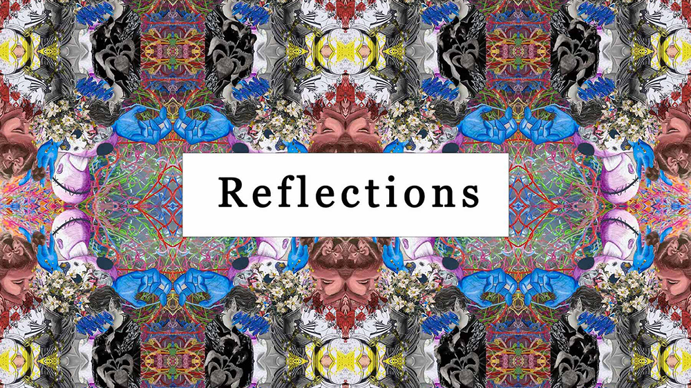 Fractal art with the word 