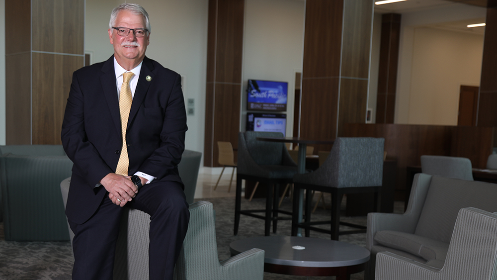 Dr. W. Stewart Thomas, Dean of the Thomas College of Business and Economics