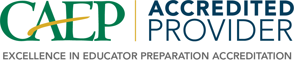 CAEP accreditation logo — the UNCP Educator Preparation Program is accredited by the Council for the Accreditation of Educator Preparation.
