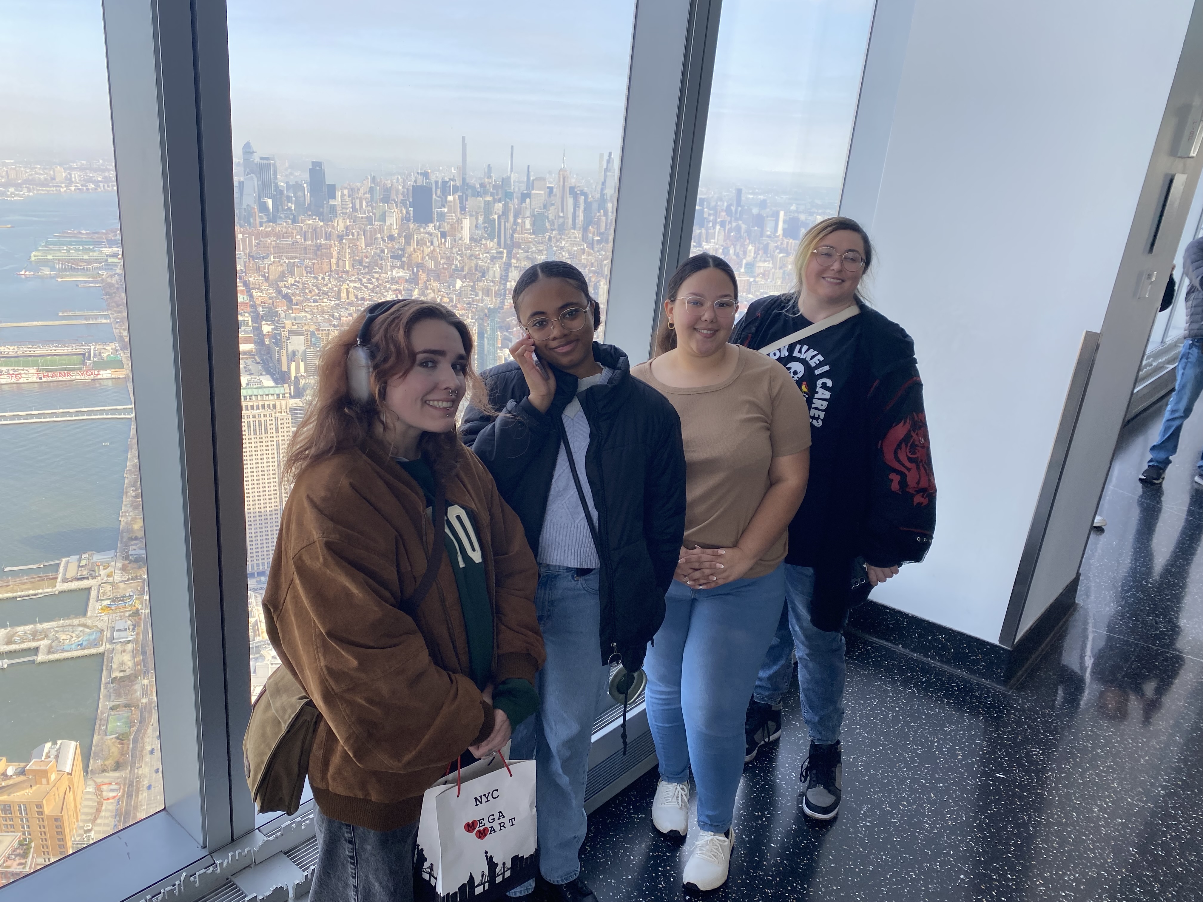 UNC Pembroke art students tour NYC.