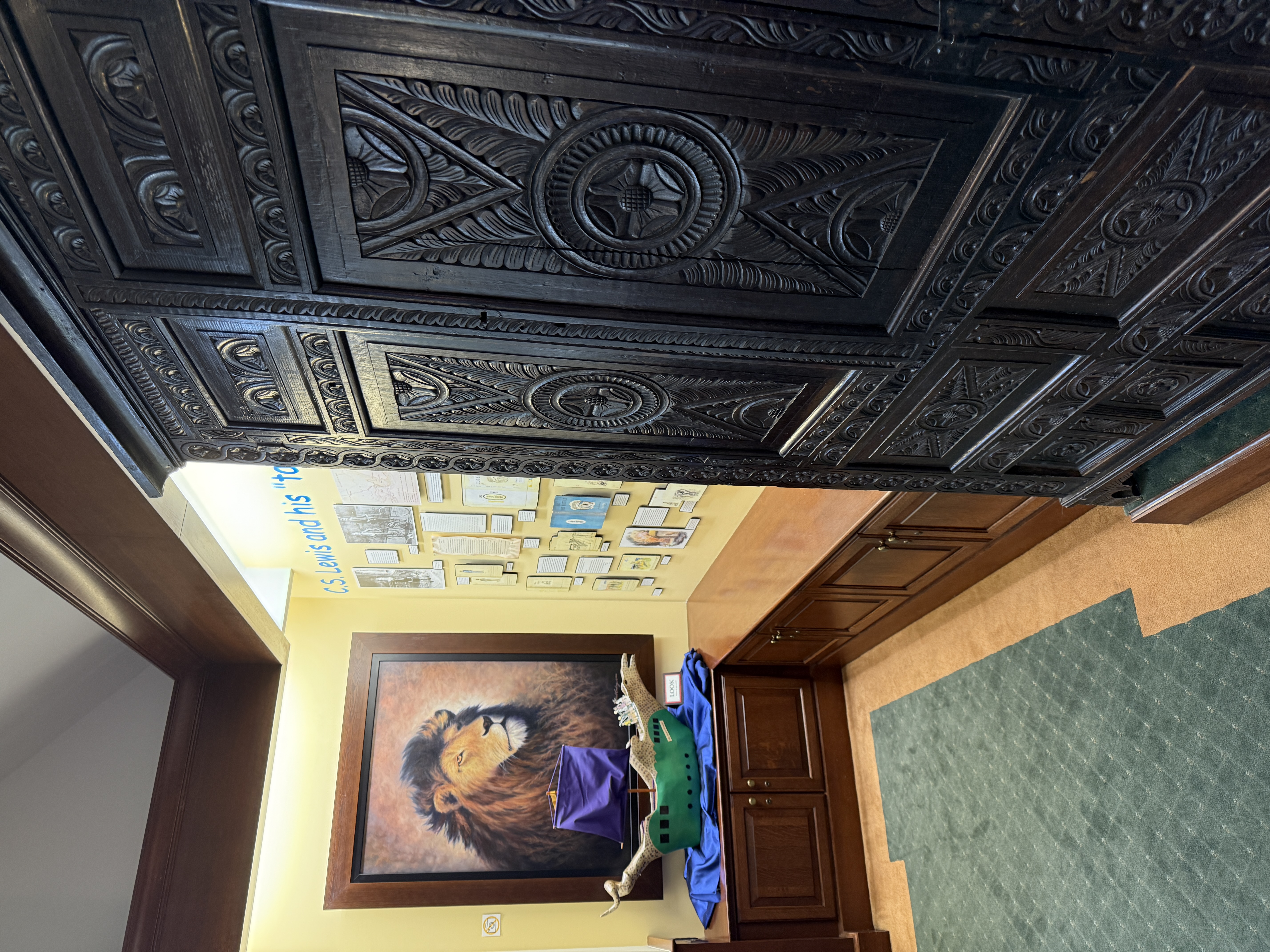 Exhibit at the Marion E. Wade Center at Wheaton College