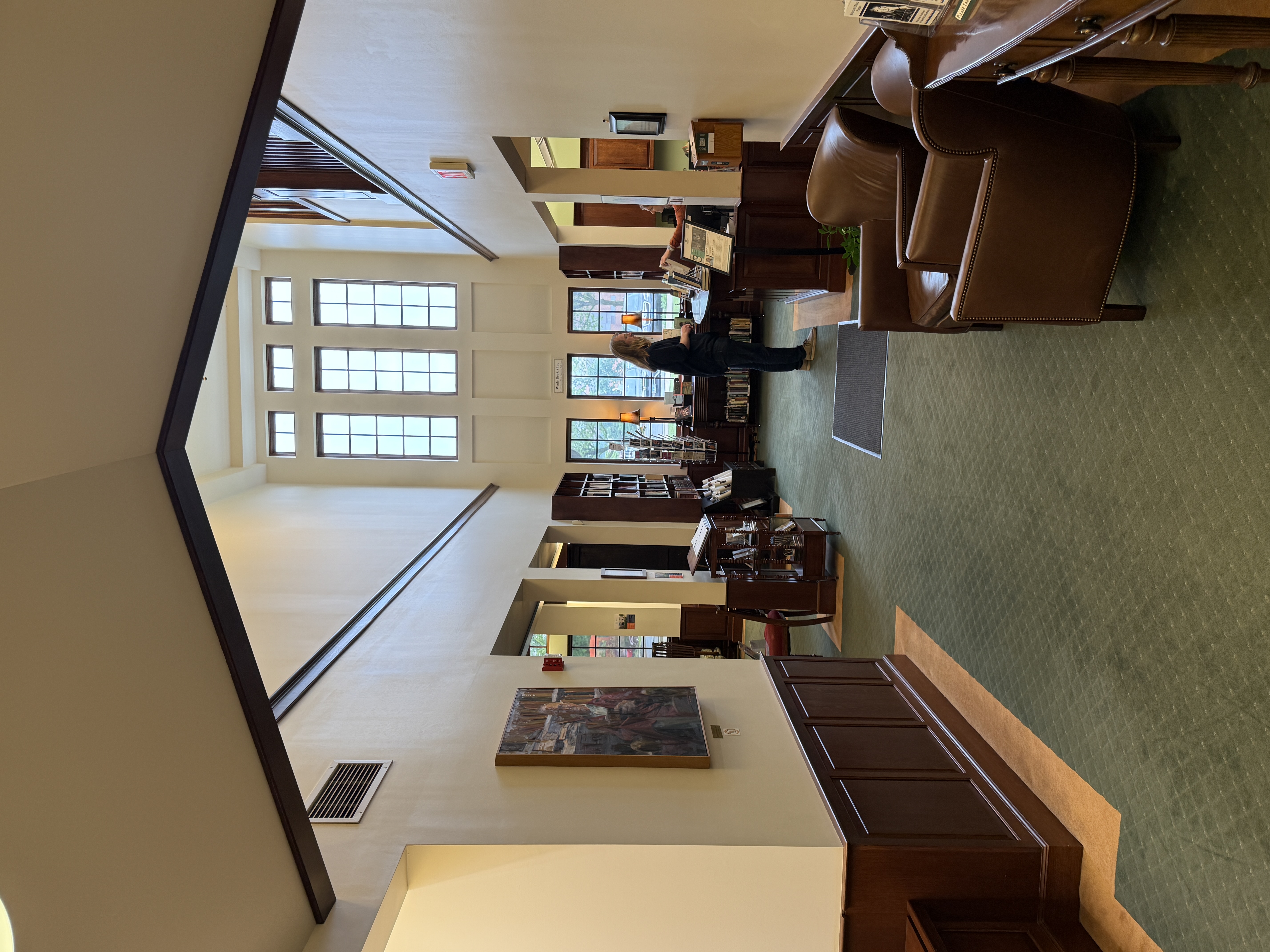 Inside of the Marion E. Wade Center at Wheaton College