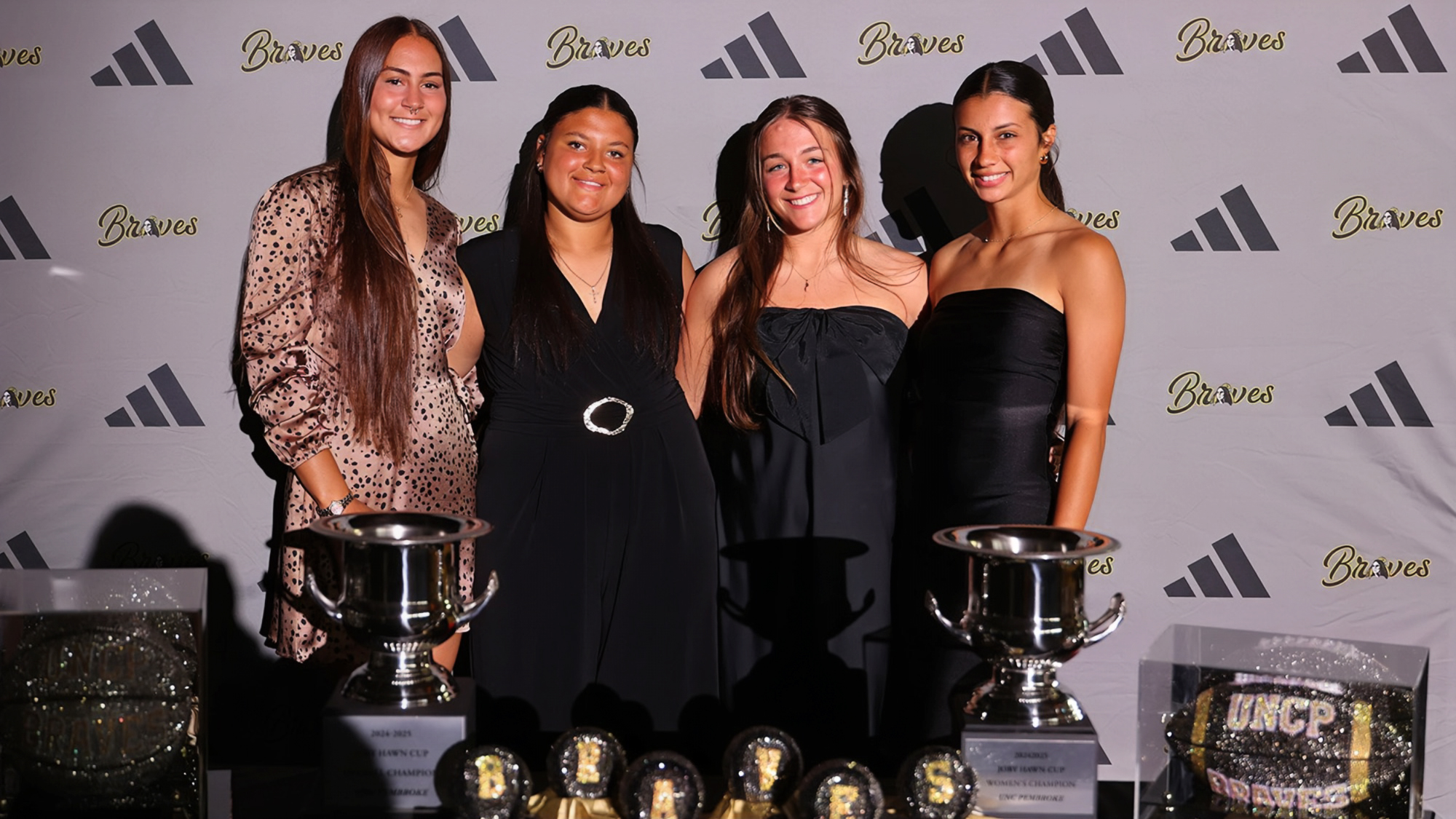 UNCP softball student-athletes pose during the 2026 Cash Bash.