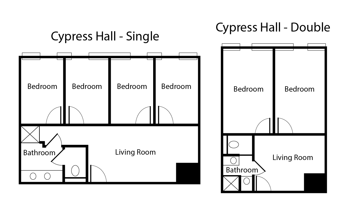Cypress Hall Floor Plans