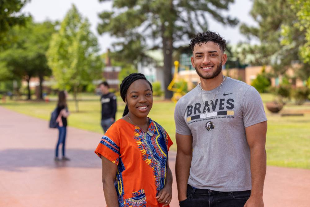 Male and female students