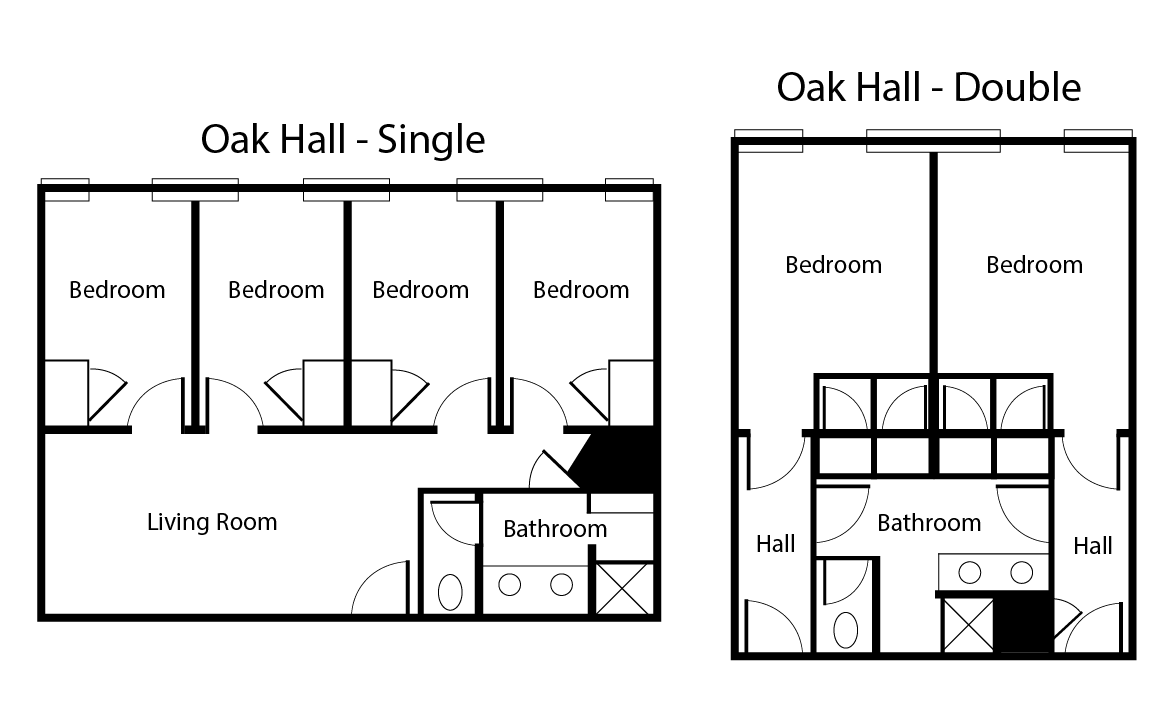 Oak Hall Floor Plans