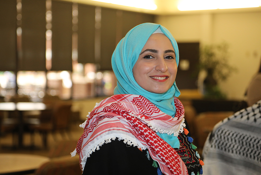 international student smiling at UNCP