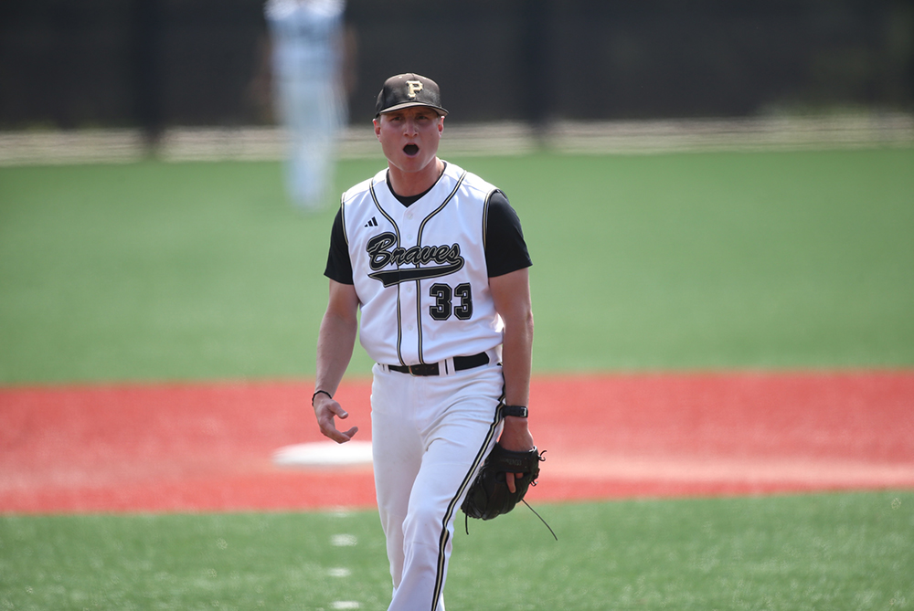UNC Pembroke Braves baseball player