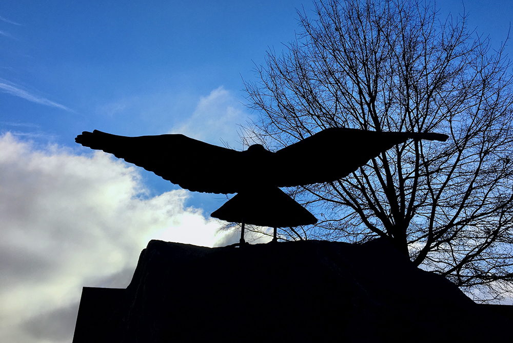 UNCP Tommy Hawk Statue