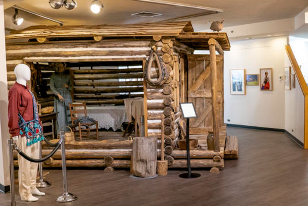 An image showing displays inside the museum