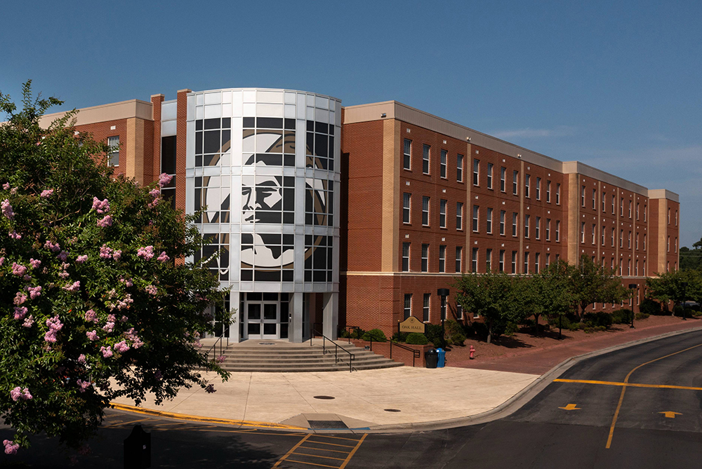 Exterior of Oak Hall