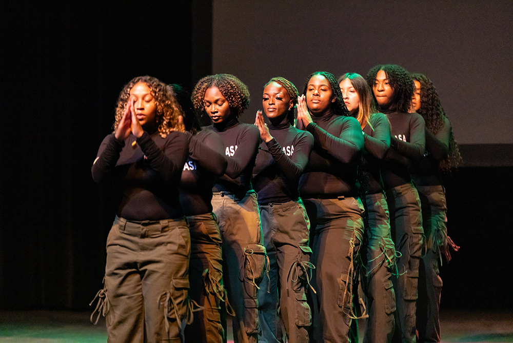 stepdancers on stage