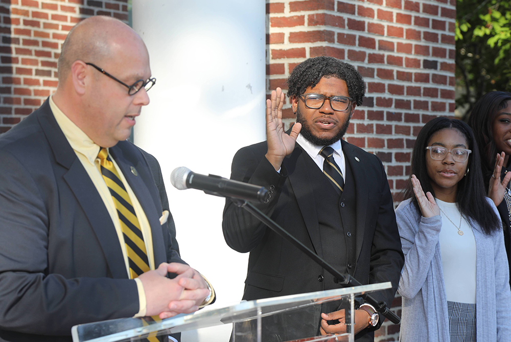 Students at SGA Inauguration