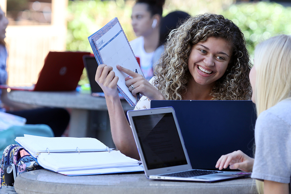 Girls Studying