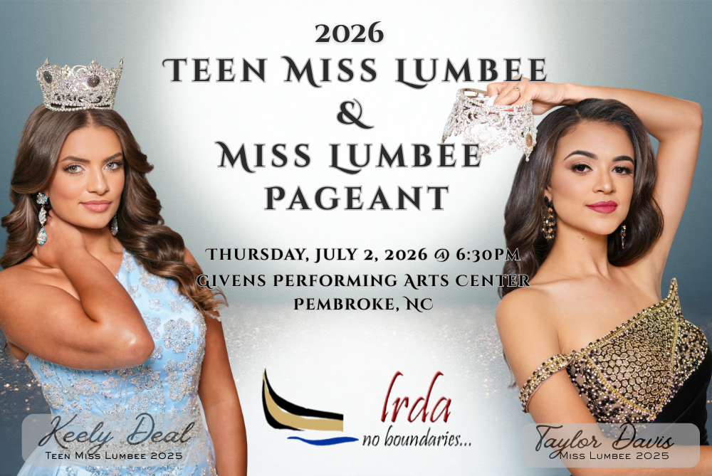Teen Miss & Miss Lumbee pageant poster