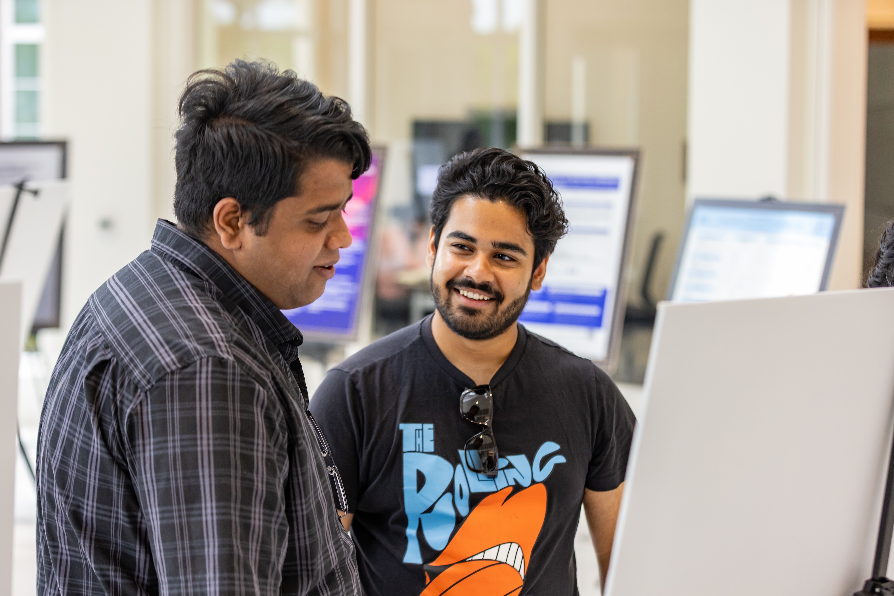 computer science students at computers