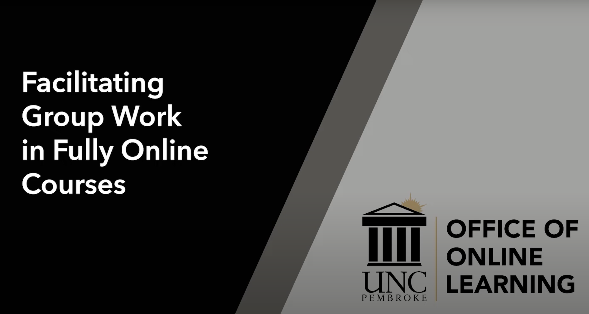 Facilitating Group Work YouTube Thumbnail