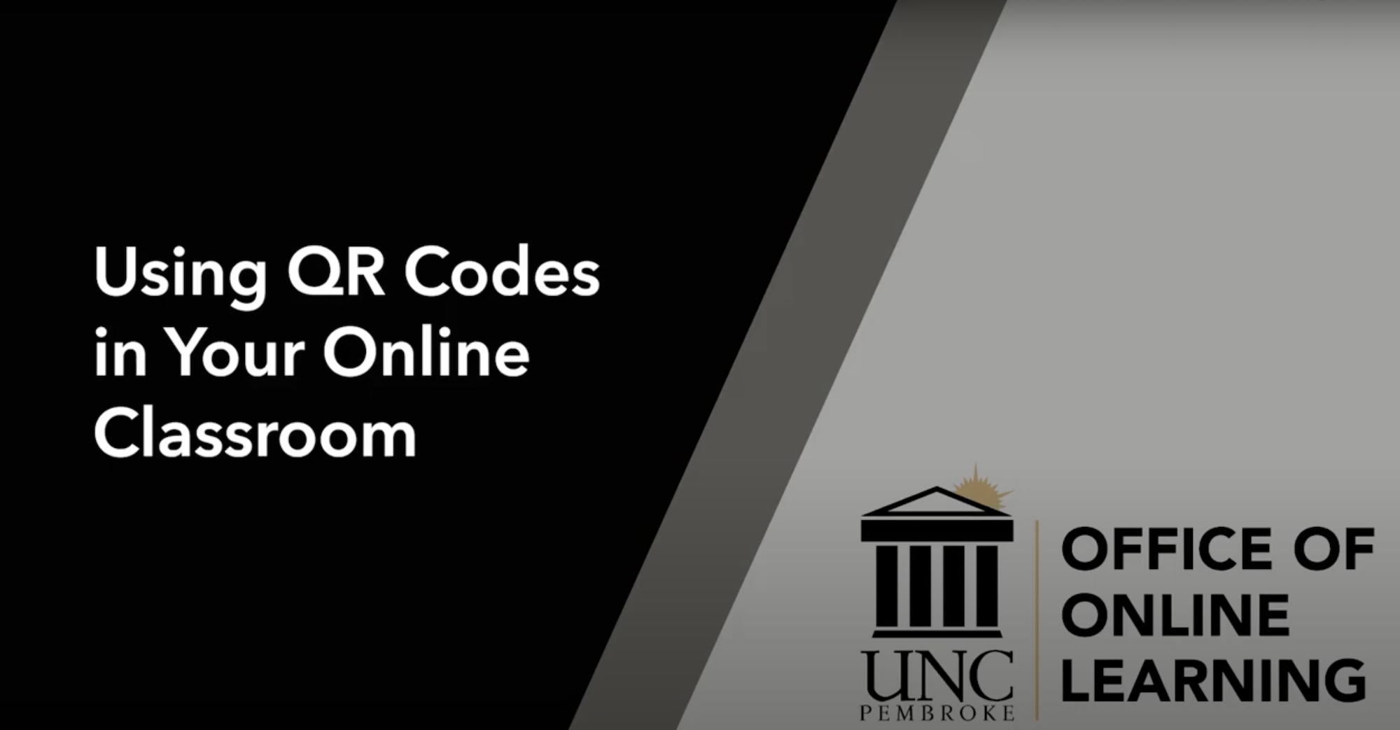 QR Codes in online classrooms youtube thumbnail