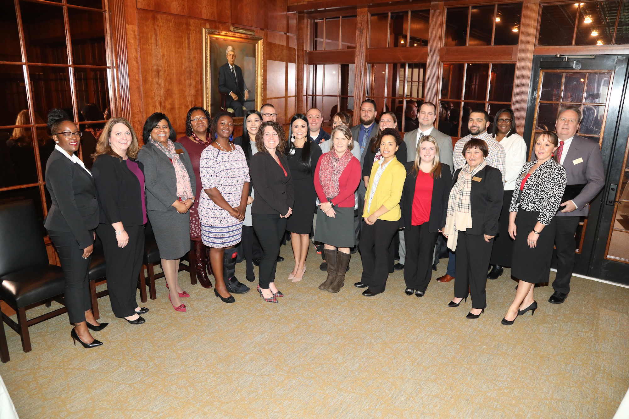 faculty and students in the MSA program
