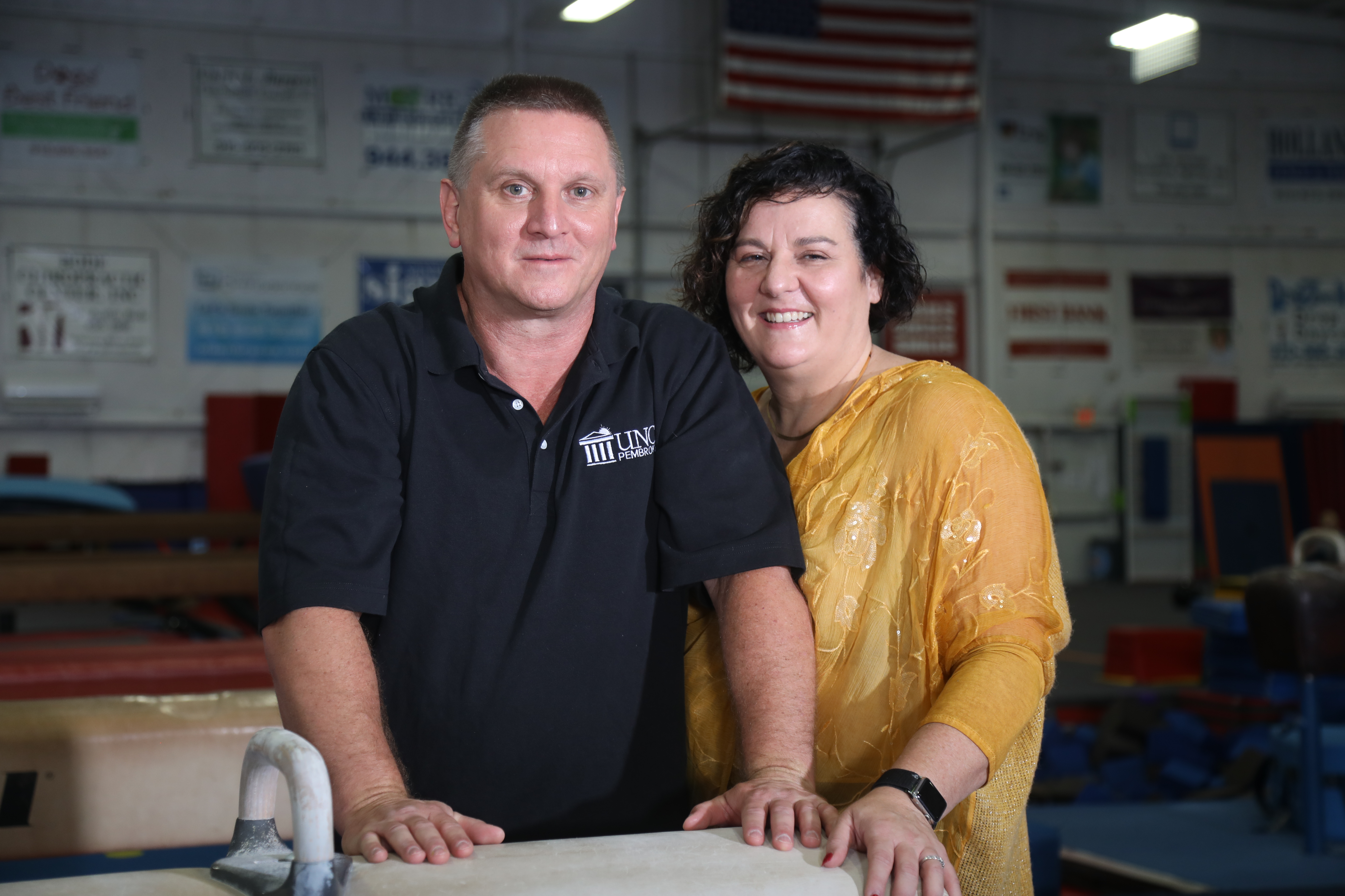 James Ayars, UNCP alumnus of the Class of 1986, and Jenny Ayars, UNCP Foundation Board members and donors.