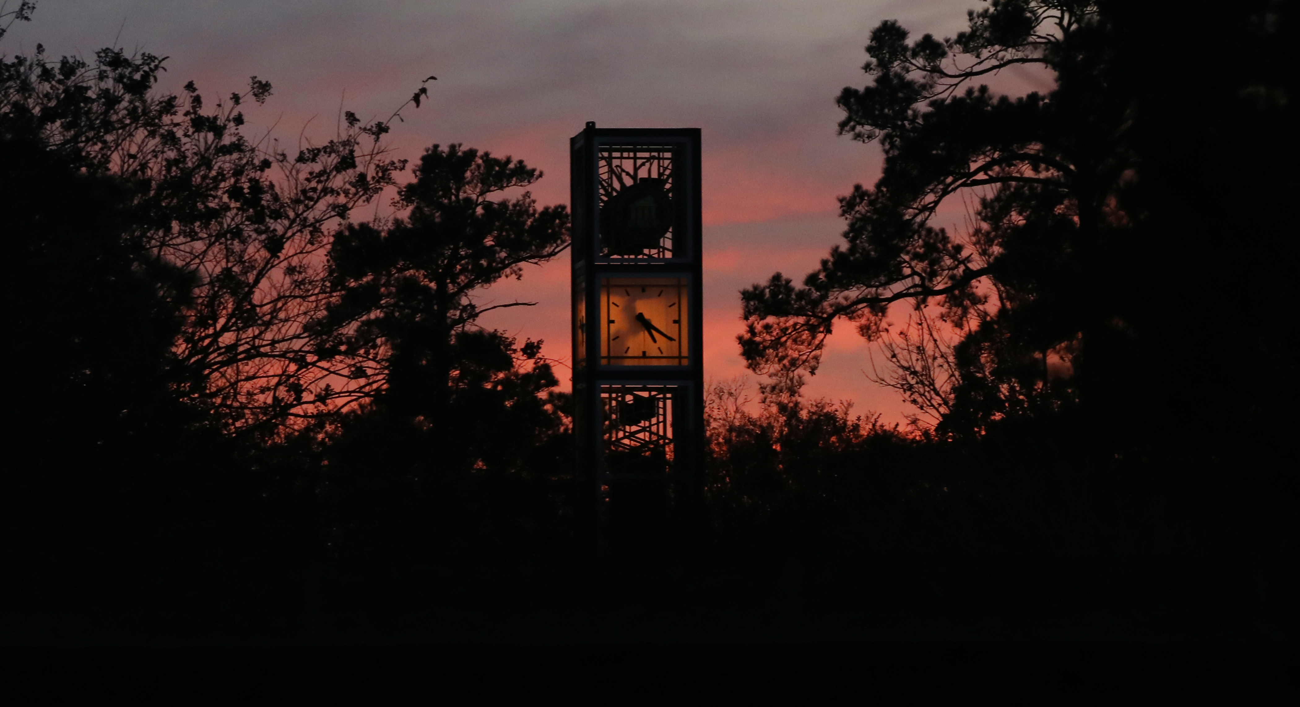 Clock Tower at sunset