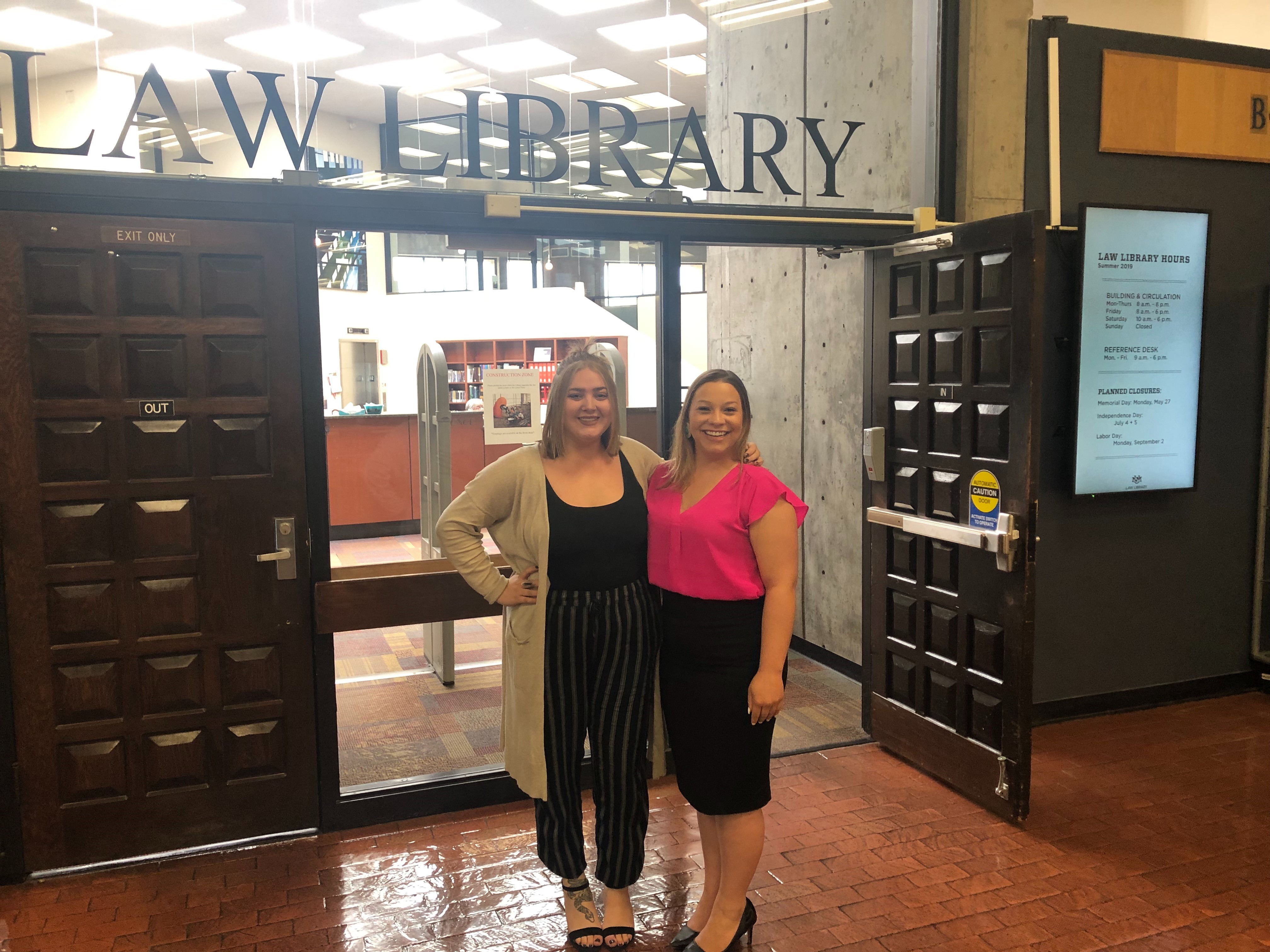 Lydia Locklear and Hannah Goins UNC Pembroke