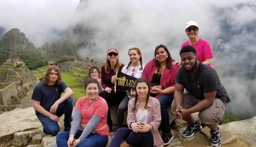 Foreign Languages faculty and students visit Machu Picchu.