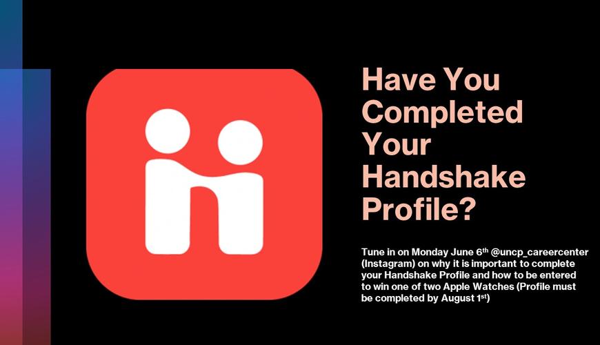 Complete your Handshake profile by August 1st and be entered to win one of two Apple Watches