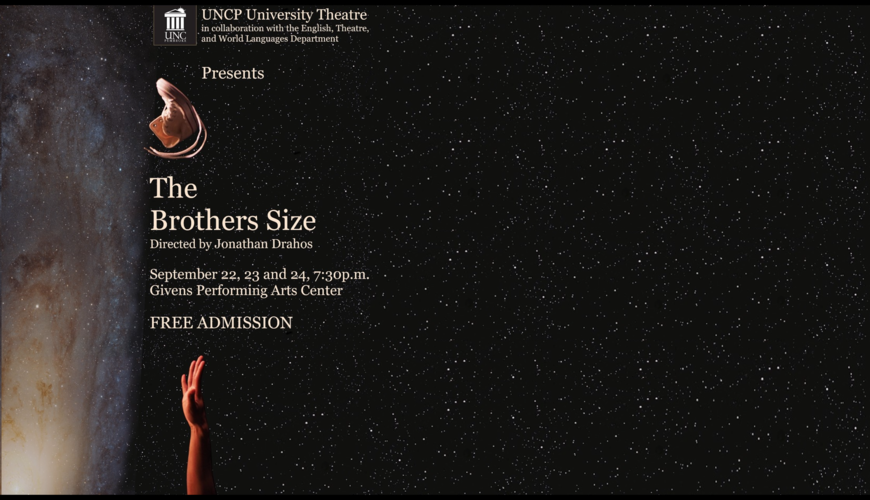 The Brothers Size Sept. 22, 23, 24 7:30 PM GPAC Main Stage