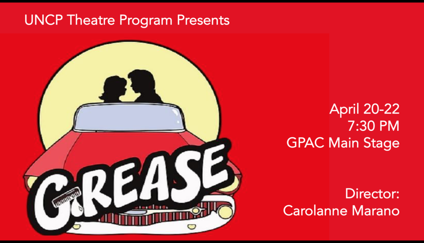 Grease April 20-22, 7:30 PM GPAC Main Stage