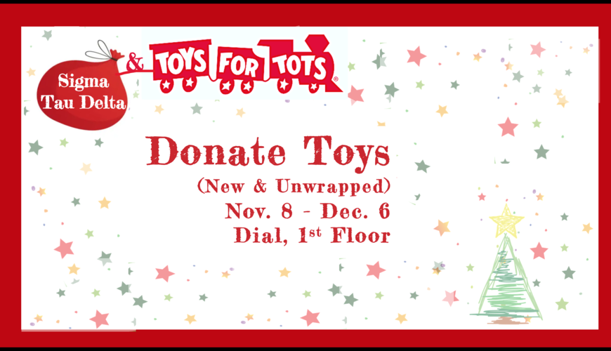 Toys for Tots Nov. 8-Dec. 6